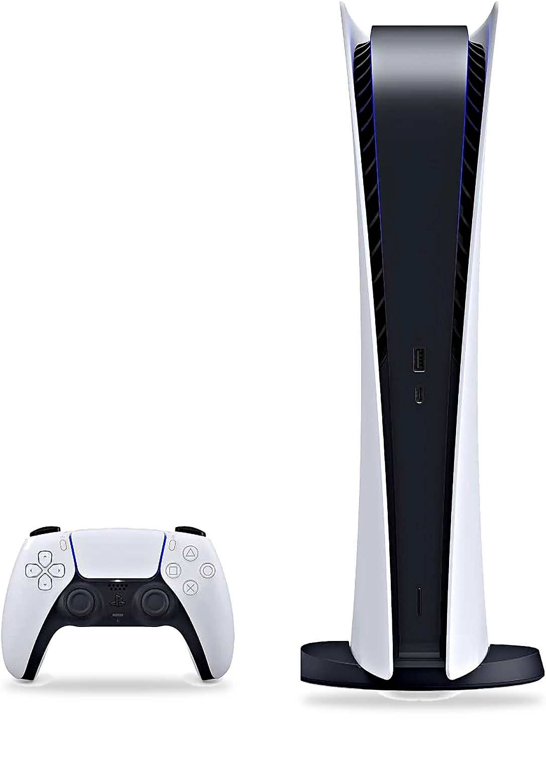 PS5 sans lecteur avec manette